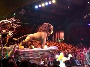 Simba at the Lion King show